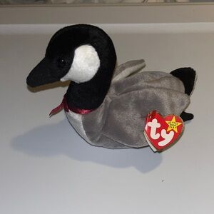 Ty Plush “Loosy” Black, White and Gray